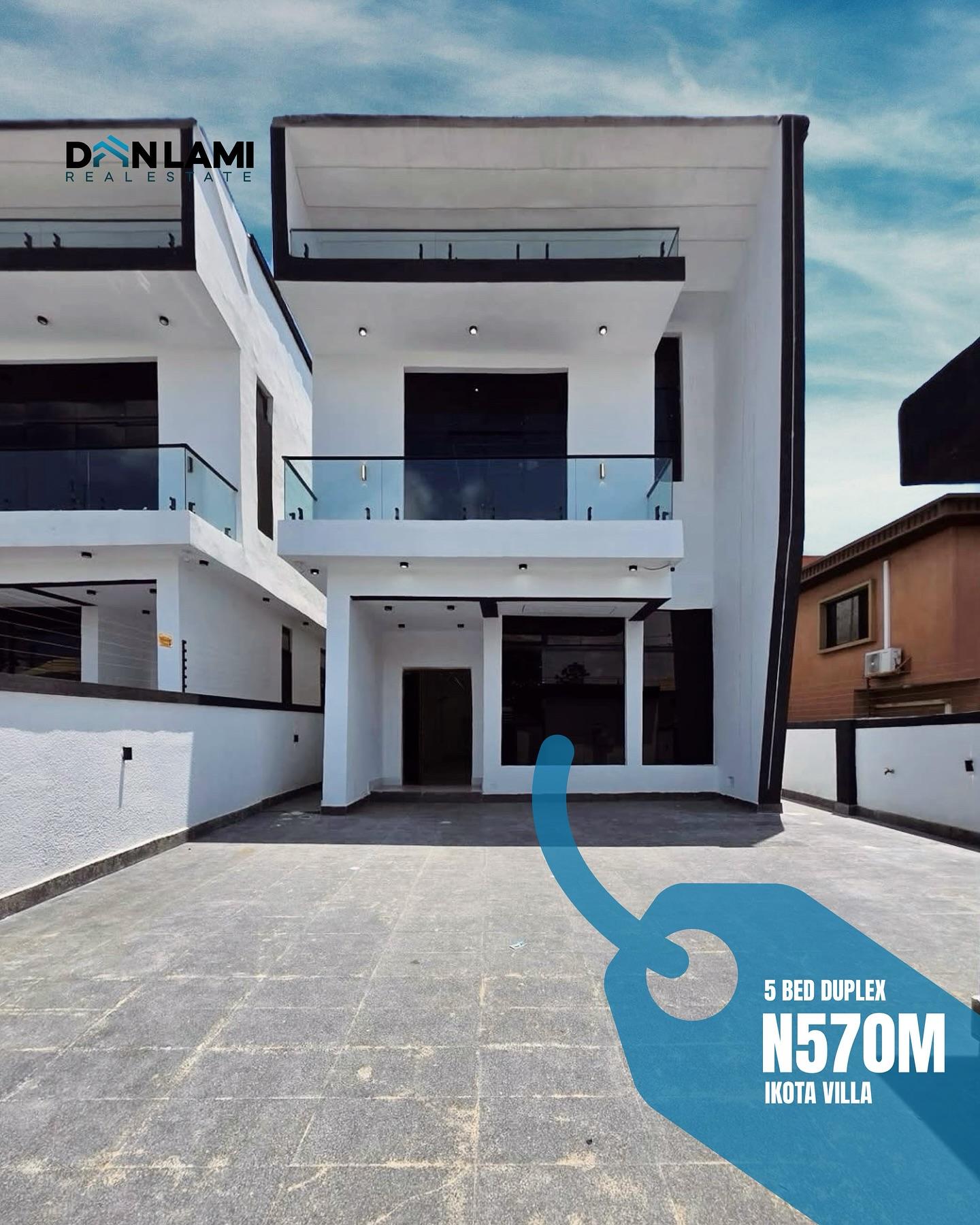 5 Bedroom Fully-Detached Duplex for sale in Ikota Villa Estate, Lekki, Lagos